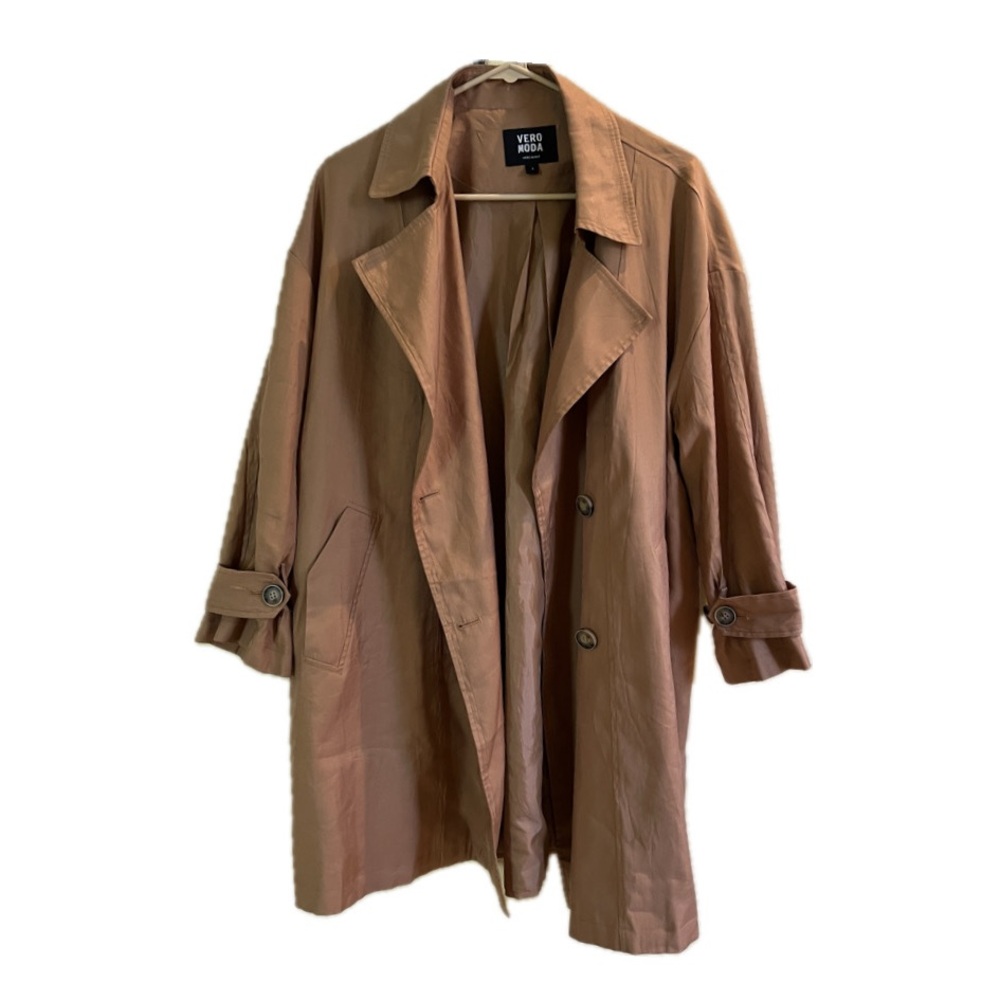 VERO MODA Brown Trench Coat | Women’s Small
